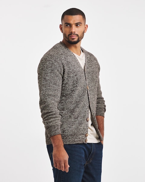 Cotton Twist Knitted Cardigan