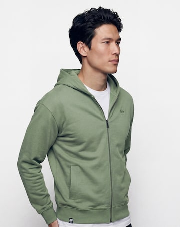 Union Full Zip Hoodie-Khaki