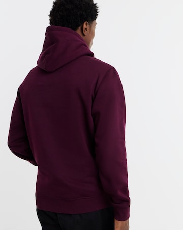 Tommy Jeans Linear Logo Hoodie - Berry