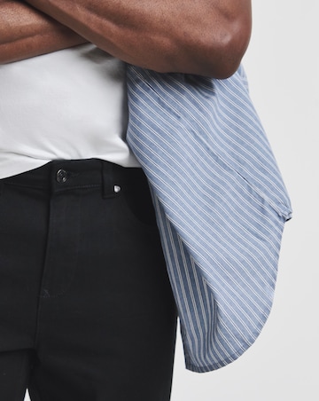 Union Black Slim Fit Gabardine Jeans