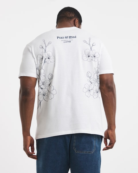 JACK & JONES Oriental Back Print T-Shirt