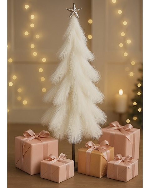 New In - Christmas Pampas Tree 70cm