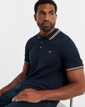 Voi Tipped Pique Polo Long Length