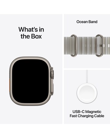 Apple Watch Ultra 4 GPS + Cellular 49mm - Titanium/Transulent Grey Ocean Band