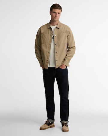 Barbour Cord Collar Twill Overshirt - Washed Stone