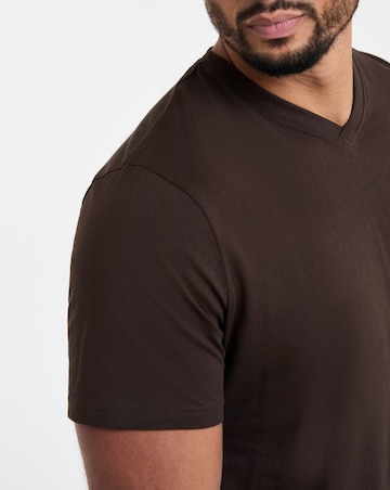 5 Pack Pure Cotton V Neck T-Shirts