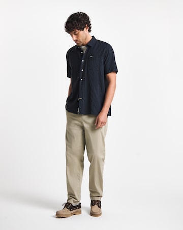 Barbour Kingswood Short Sleeve Ripstop Summer Shirt - Navy