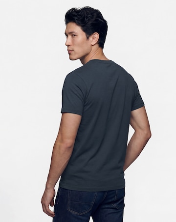 Pure Cotton Crew Neck T-Shirt- Navy