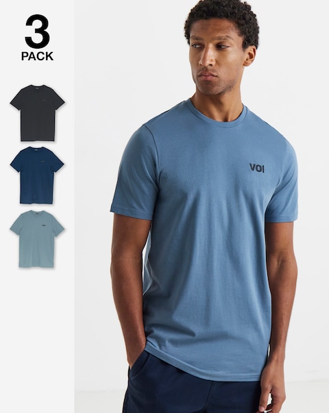 Voi  3 Pack T-shirts Long Length