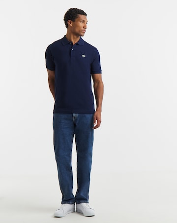 Lacoste Classic Short Sleeve Pique Polo - Navy