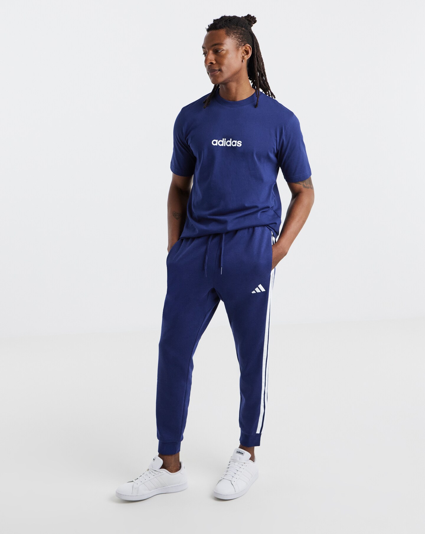 adidas 3 Stripes Fleece Pants