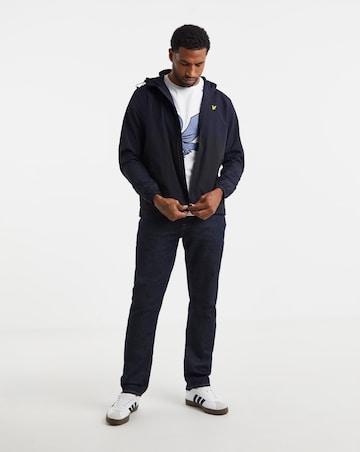 Lyle & Scott Colourblock Hooded Jacket - Navy