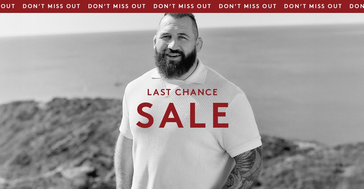 Don't Miss Out. Last Chance SALE. Joe Marler pictured wears Lacoste Short Sleeve Open Neck Textured Polo - Natural