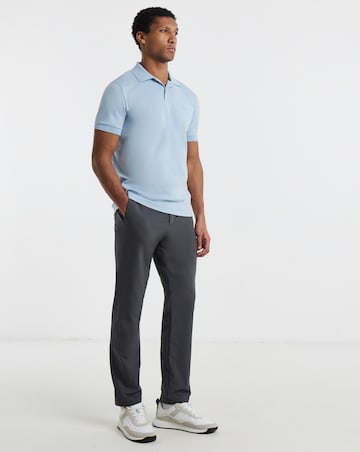 BOSS Short Sleeve Pio Jersey Polo - Light Blue