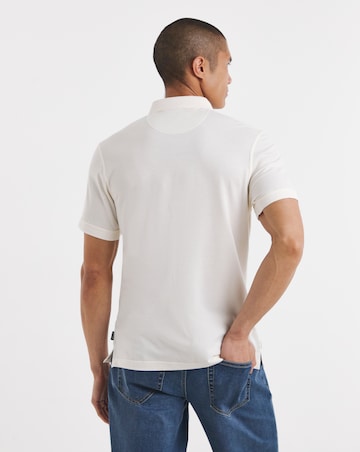 Barbour Short Sleeve Blaine Tailored Polo Shirt - White