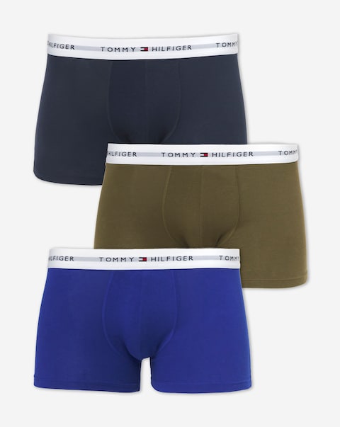 Tommy Hilfiger 3 Pack Trunk - Blue/Green