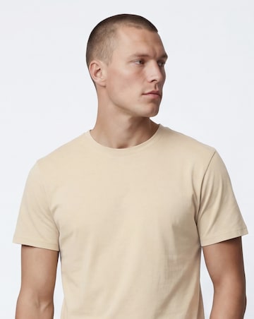 3 Pack Crew Neck T-Shirts Long - Neutral