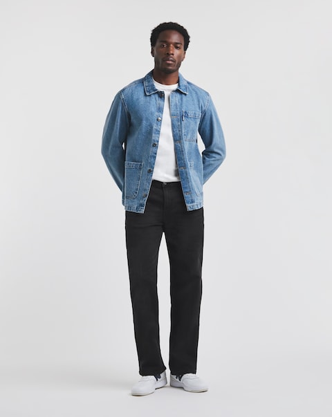 Union Loose Fit Stretch Jeans Blackwash