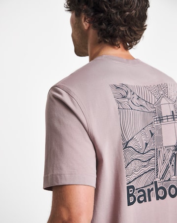 Barbour Moonwell Short Sleeve Graphic Relaxed T-Shirt - Ironstone