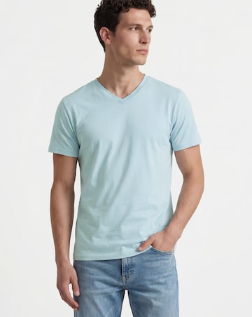 5 Pack V Neck T-Shirts Long - Multi