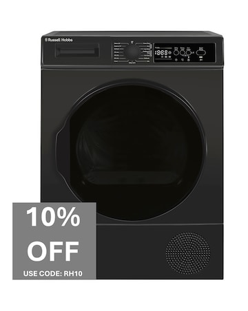 Russell Hobbs 12 Series RH8HPTD1E12AN 8kg Heat Pump Tumble Dryer + Install