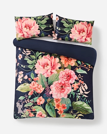 Floral Bouquet Velvet Duvet Cover Set