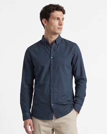 Long Sleeve Oxford Shirt Long Length