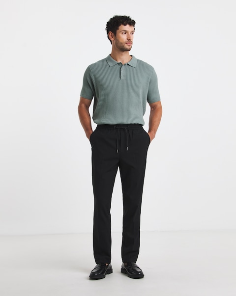 Smart Elasticated Stretch Jogger Trouser