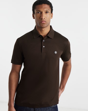 BOSS Short Sleeve BB Polo - Dark Brown