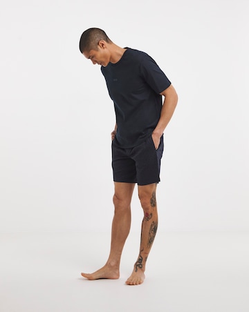BOSS Relax Lounge Short Set - Navy