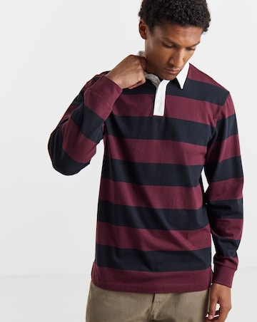 Long Sleeve Rugby Polo-Long Length