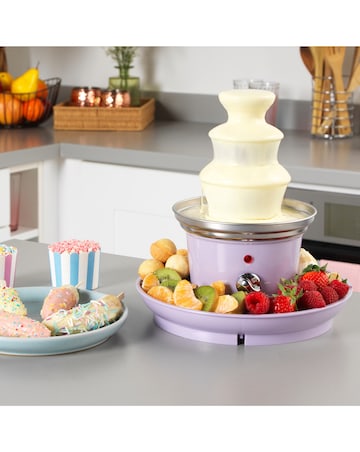 G&P Choc Fountain With Trays Sorbet- Purple