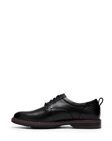 Clarks Aldwin 2 Leather Derby Shoe - Black