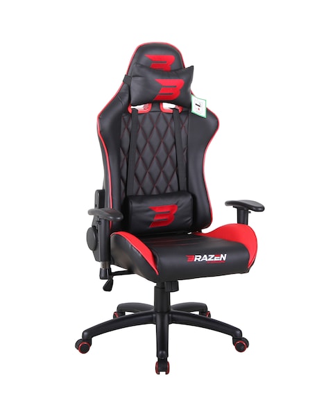 BraZen Phantom Elite PC Office Gaming Chair - Red