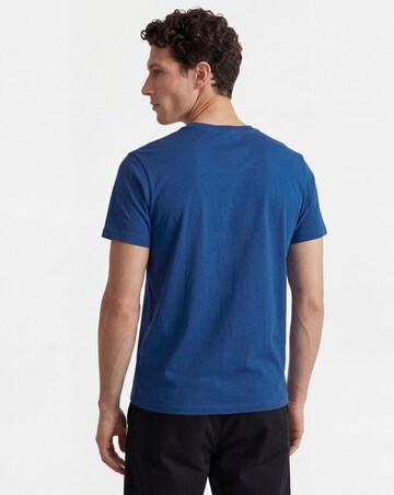 Pure Cotton Crew Neck T-Shirt Long - Cobalt