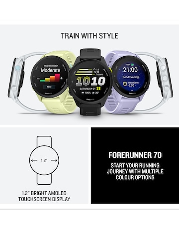 Garmin Forerunner 70 GPS Smart Watch - Cool Lavendar