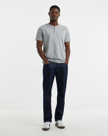 Pure Cotton Grandad Short Sleeve T-Shirt Long