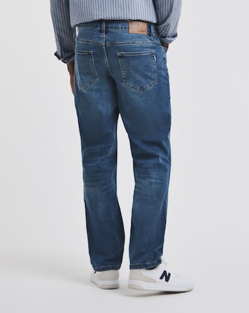 Union Straight Fit Stretch Jeans Mid Wash