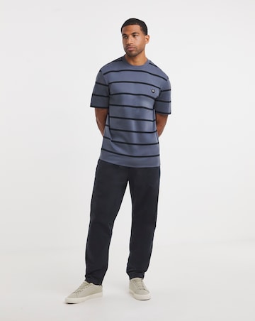 BOSS Short Sleeve BB Stripe T-Shirt - Blue