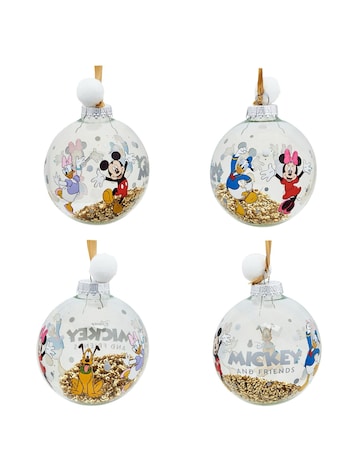 Disney Set of 7 Baubles - Mickey & Friends