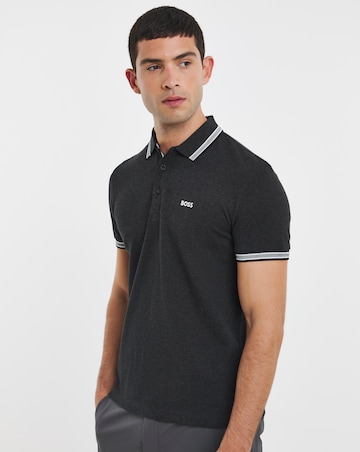 BOSS Short Sleeve Paddy Polo - Dark Grey