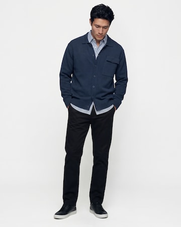 Wool Mix Button Through Knitted Shirt