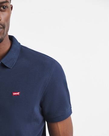 Levi's Short Sleeve Housemark Pique Polo - Navy
