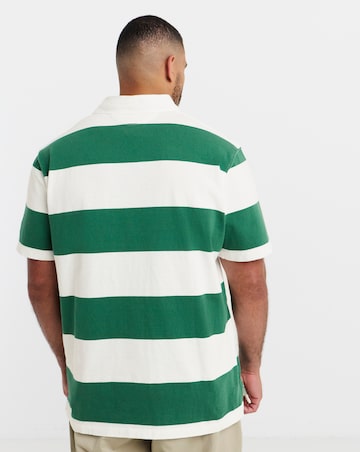 Polo Ralph Lauren Short Sleeve Stripe Rugby - Green/White