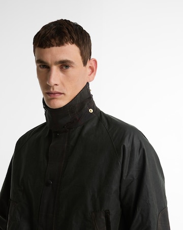 Barbour Icons Patch Bedale Wax Jacket - Sage