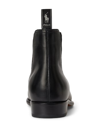 Polo Ralph Lauren Leather Chelsea Boots - Black