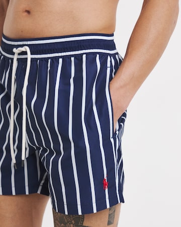 Polo Ralph Lauren Stripe Swimshort - Navy/White
