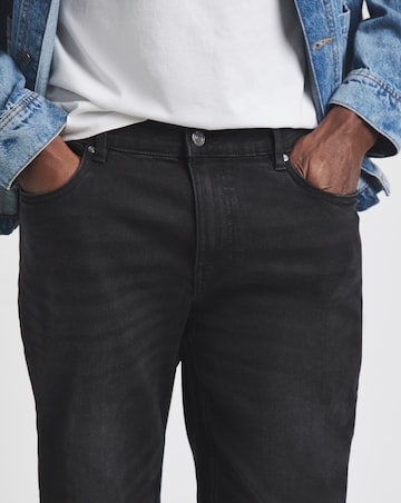 Union Loose Fit Stretch Jeans Blackwash