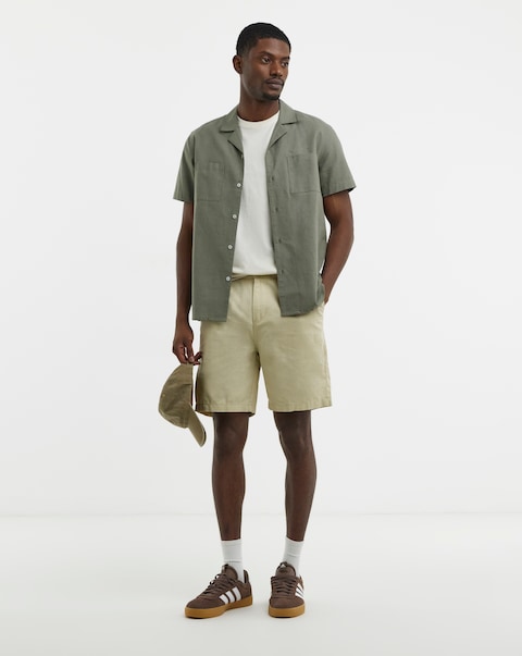 Linen Blend Chino Short