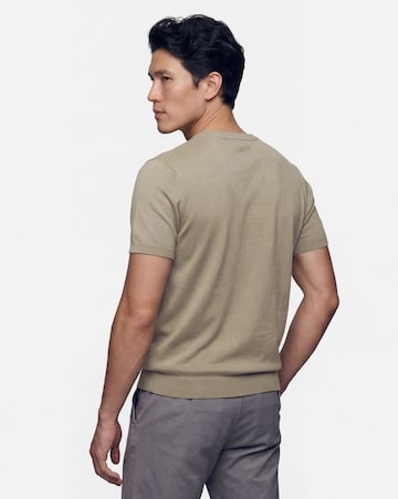 Folio Stone Knitted Crew Neck T-Shirt